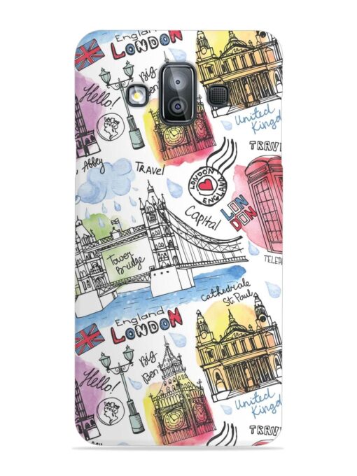 Vector London Landmark Snap Case for Samsung Galaxy J7 Duo Zapvi