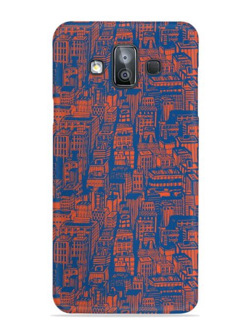 Hand Drawn Seamless Snap Case for Samsung Galaxy J7 Duo