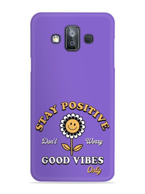 Retro Positive Flower Snap Case for Samsung Galaxy J7 Duo Zapvi