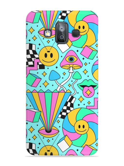 Trippy Rainbow 60S Snap Case for Samsung Galaxy J7 Duo