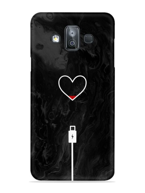 Heart Charging Vector Snap Case for Samsung Galaxy J7 Duo