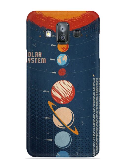 Solar System Vector Snap Case for Samsung Galaxy J7 Duo