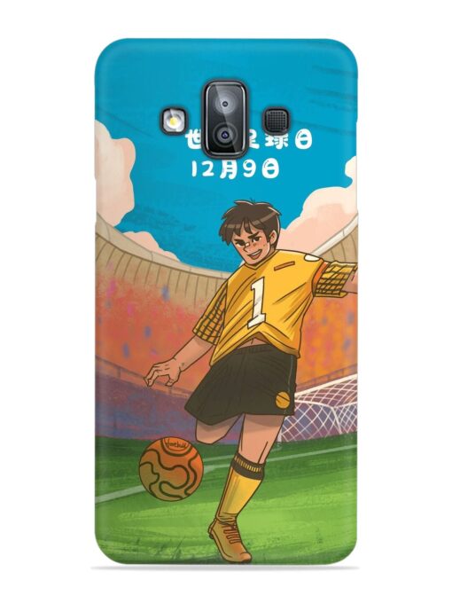 Soccer Kick Snap Case for Samsung Galaxy J7 Duo