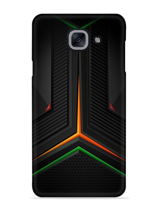 Orange Triangle Light Snap Case for Samsung Galaxy J7 Max Zapvi