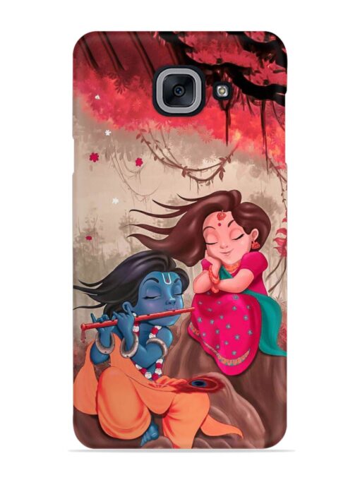 Radhe Krishna Water Art Snap Case for Samsung Galaxy J7 Max