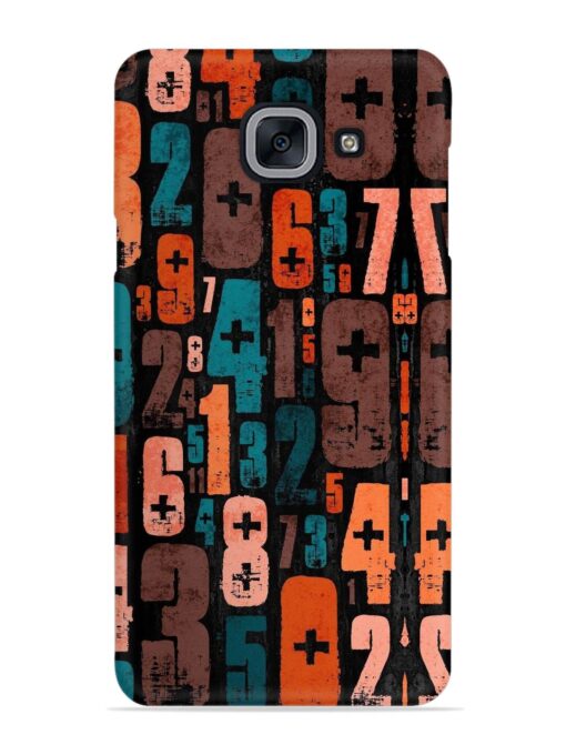 0 To 9 Art Snap Case for Samsung Galaxy J7 Max Zapvi