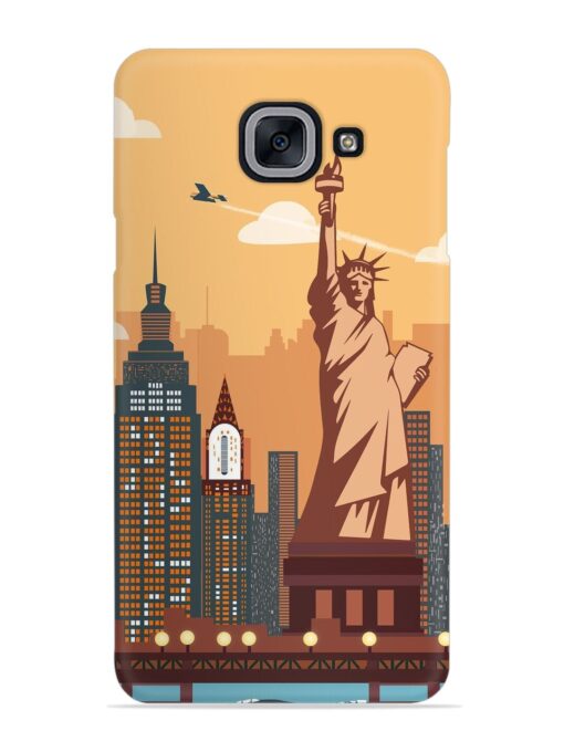 New York Statue Of Liberty Architectural Scenery Snap Case for Samsung Galaxy J7 Max