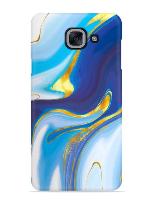 Watercolor Background With Golden Foil Snap Case for Samsung Galaxy J7 Max Zapvi