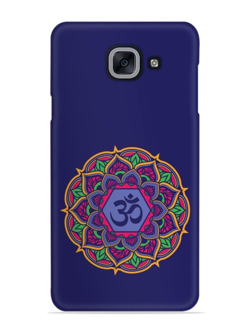 Om Mandala Art Blue Snap Case for Samsung Galaxy J7 Max Zapvi