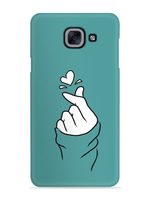 Korean Heart Sign Art Snap Case for Samsung Galaxy J7 Max Zapvi