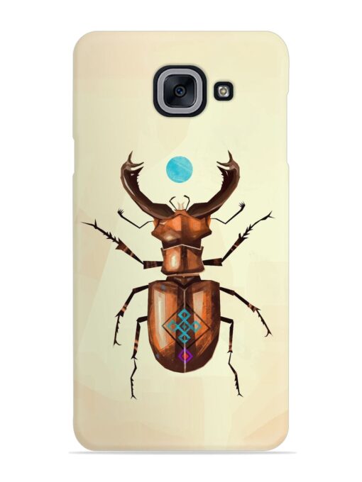 Stag Beetle Vector Snap Case for Samsung Galaxy J7 Max Zapvi