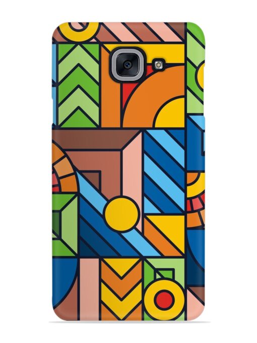 Colorful Geometric Snap Case for Samsung Galaxy J7 Max