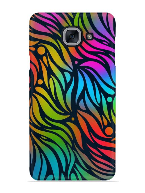 Abstract Leaf Design Snap Case for Samsung Galaxy J7 Max Zapvi