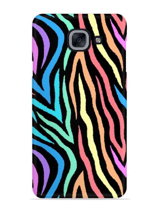 Colorful Abstract Zebra Snap Case for Samsung Galaxy J7 Max Zapvi