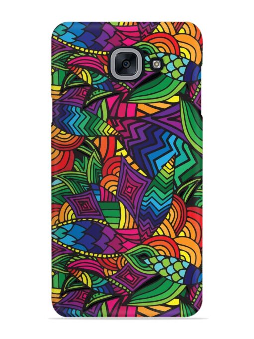 Abstract Multicolor Seamless Snap Case for Samsung Galaxy J7 Max Zapvi