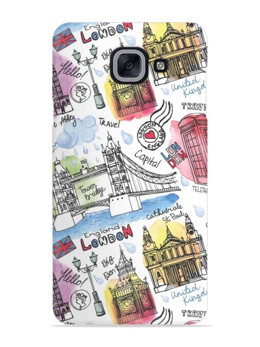 Vector London Landmark Snap Case for Samsung Galaxy J7 Max Zapvi