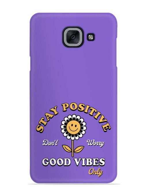 Retro Positive Flower Snap Case for Samsung Galaxy J7 Max Zapvi