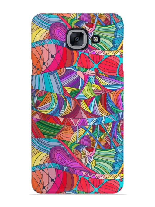 Seamless Patterns Hand Drawn Snap Case for Samsung Galaxy J7 Max Zapvi