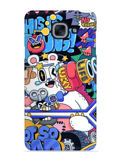 Universal Doodle Snap Case for Samsung Galaxy J7 Max Zapvi