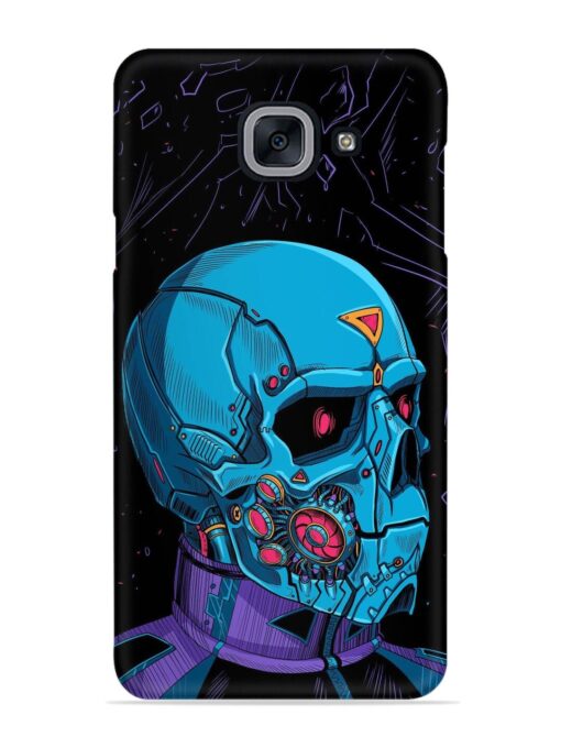 Skull Robo Vector Snap Case for Samsung Galaxy J7 Max Zapvi