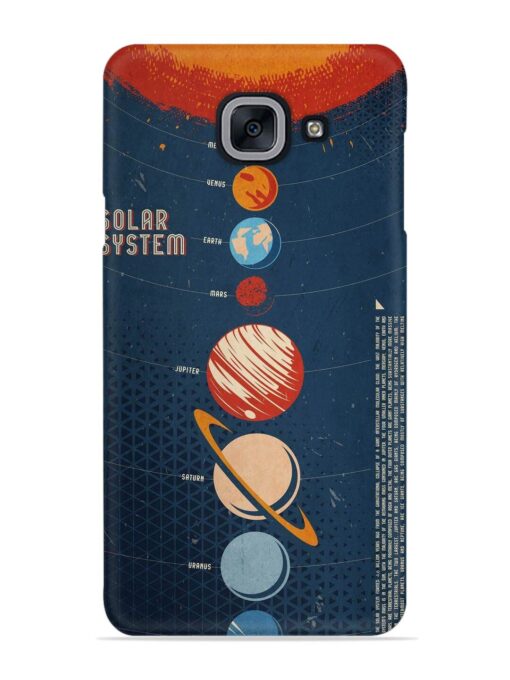 Solar System Vector Snap Case for Samsung Galaxy J7 Max Zapvi