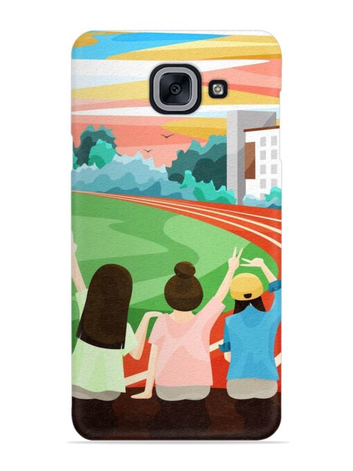 School Playground Snap Case for Samsung Galaxy J7 Max Zapvi