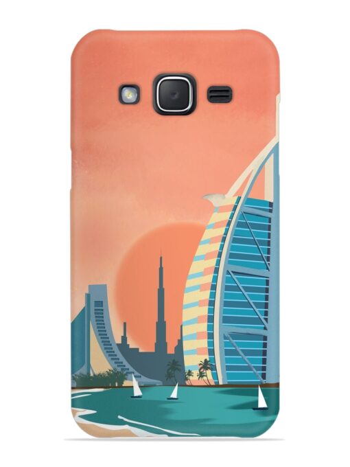 Dubai Architectural Scenery Snap Case for Samsung Galaxy J7 Nxt Zapvi