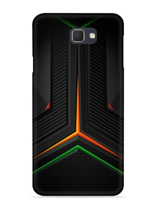 Orange Triangle Light Snap Case for Samsung Galaxy J7 Prime Zapvi