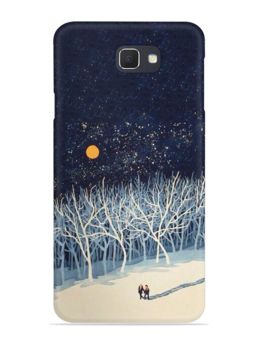 Full Moon Snowshoe Tour Snap Case for Samsung Galaxy J7 Prime