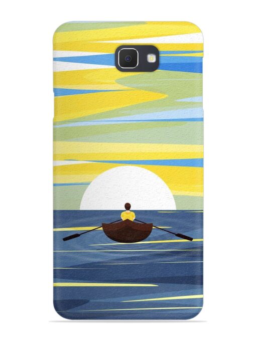 Rowing Person Ferry Paddle Snap Case for Samsung Galaxy J7 Prime Zapvi