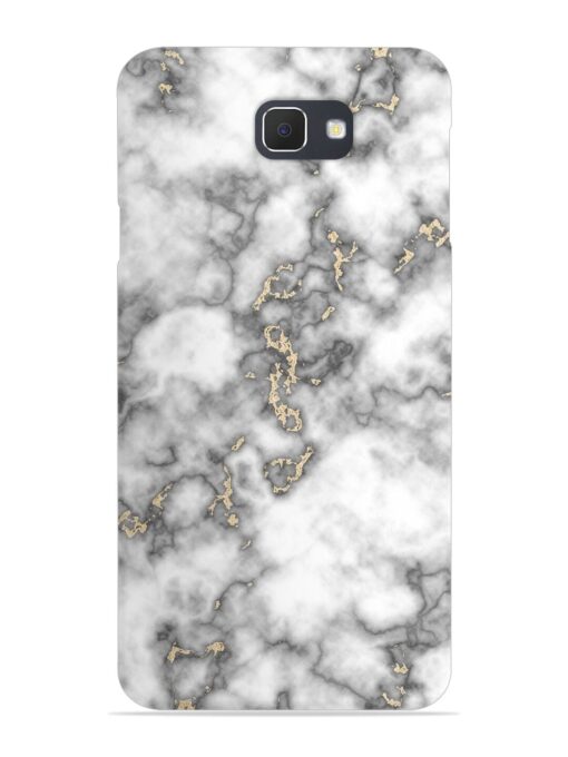 Gray And Gold Marble Snap Case for Samsung Galaxy J7 Prime Zapvi