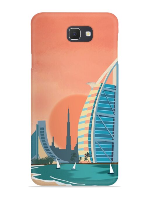 Dubai Architectural Scenery Snap Case for Samsung Galaxy J7 Prime Zapvi