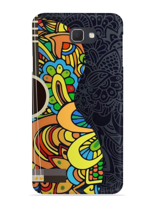 Guitar Vector Art Snap Case for Samsung Galaxy J7 Prime