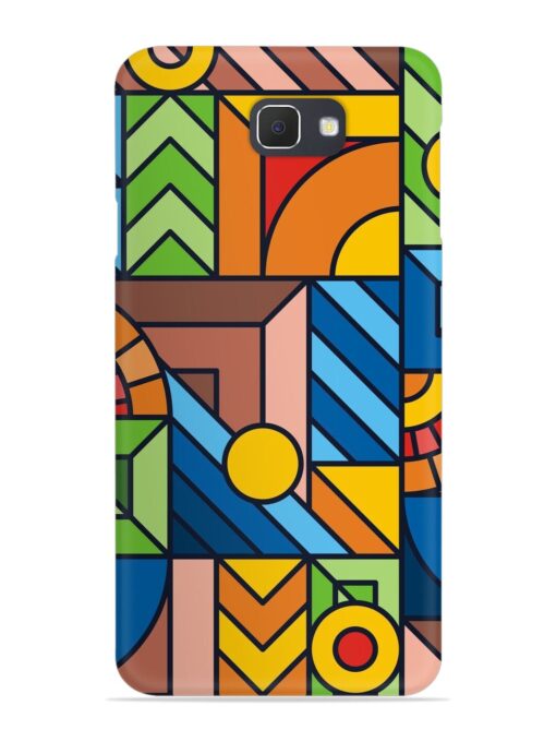 Colorful Geometric Snap Case for Samsung Galaxy J7 Prime