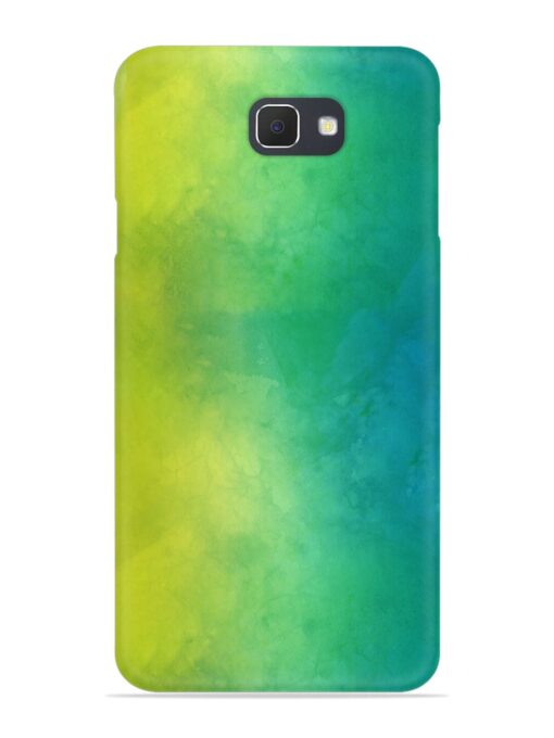 Yellow Green Gradient Snap Case for Samsung Galaxy J7 Prime