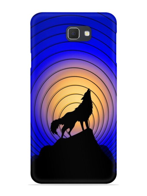 Fox Roaring Design Snap Case for Samsung Galaxy J7 Prime