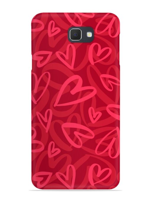 Seamless Romantic Pattern Snap Case for Samsung Galaxy J7 Prime