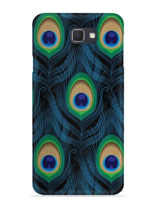 Seamless Pattern Peacock Snap Case for Samsung Galaxy J7 Prime