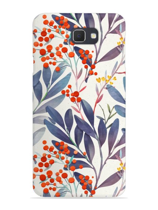 Seamless Floral Pattern Snap Case for Samsung Galaxy J7 Prime Zapvi