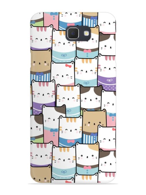 Cute Adorable Cat Snap Case for Samsung Galaxy J7 Prime