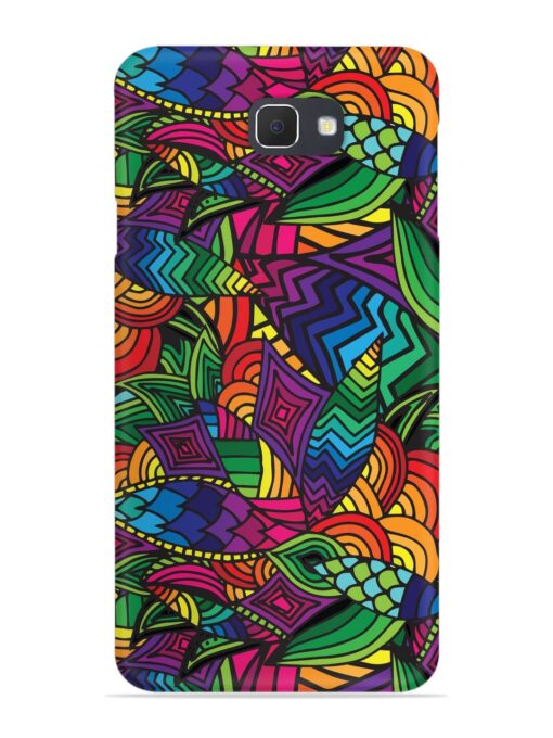 Abstract Multicolor Seamless Snap Case for Samsung Galaxy J7 Prime Zapvi