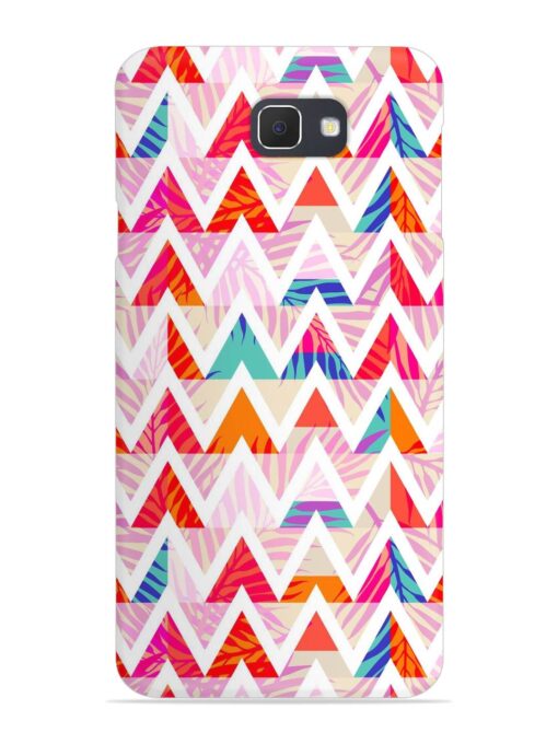 Abstract Triangle Background Snap Case for Samsung Galaxy J7 Prime Zapvi