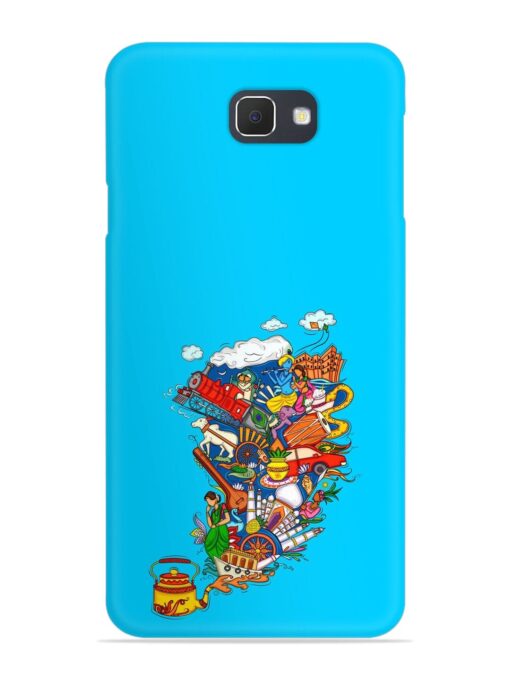 Vector Design Indian Snap Case for Samsung Galaxy J7 Prime