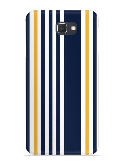 Seamless Stripe Pattern Snap Case for Samsung Galaxy J7 Prime