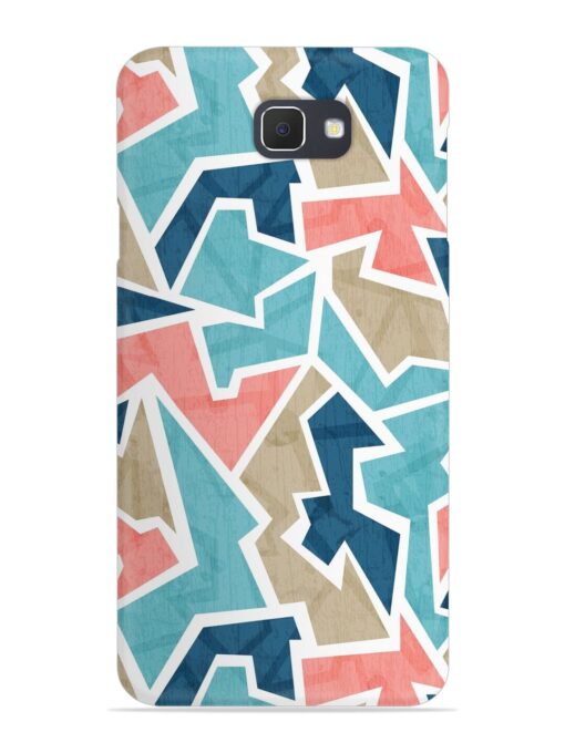 Vintage Geometric Triangle Snap Case for Samsung Galaxy J7 Prime