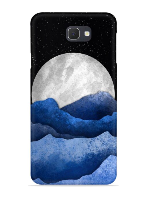 Full Moon Mountain Vector Snap Case for Samsung Galaxy J7 Prime