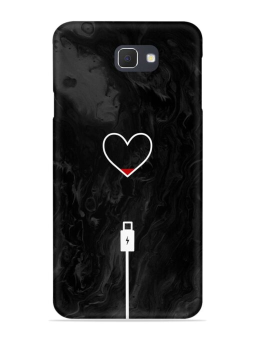 Heart Charging Vector Snap Case for Samsung Galaxy J7 Prime Zapvi