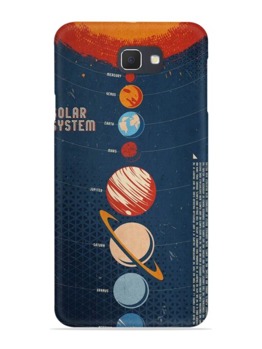 Solar System Vector Snap Case for Samsung Galaxy J7 Prime