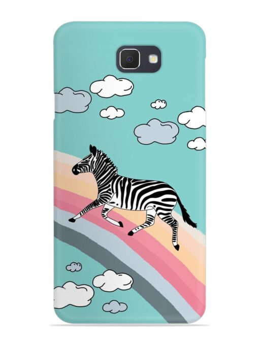 Running Zebra Snap Case for Samsung Galaxy J7 Prime