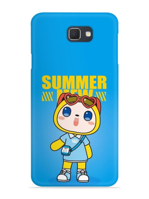 Summer Mew Cartoon Snap Case for Samsung Galaxy J7 Prime